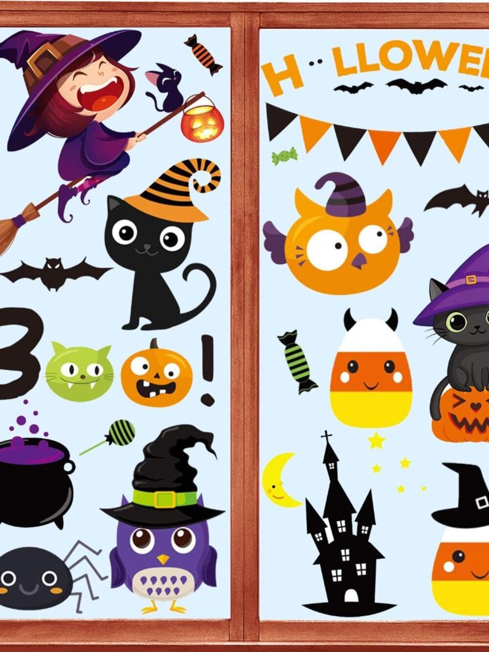 Halloween Window Clings Halloween Decorations Window Stickers Decals
